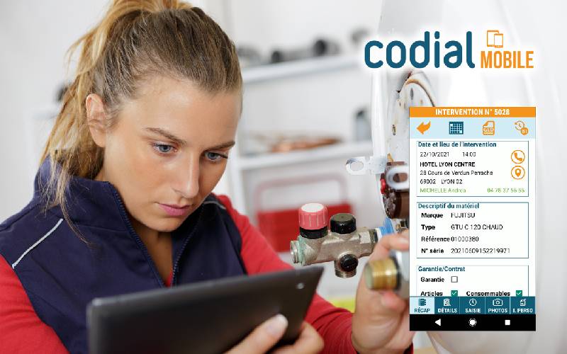 Augmentez la productivité de vos techniciens avec l’application Codial Mobile Interventions - Batiweb